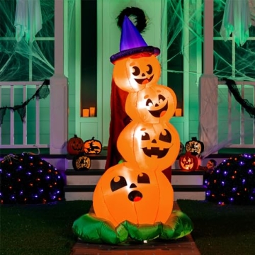 Joiedomi 6 FT Halloween Inflatables Outdoor Decorations, Blow Up Halloween Yard Decorations Inflatab...