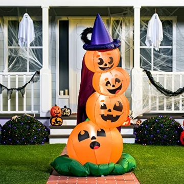 Joiedomi 6 FT Halloween Inflatable Pumpkins for Outdoor Decor