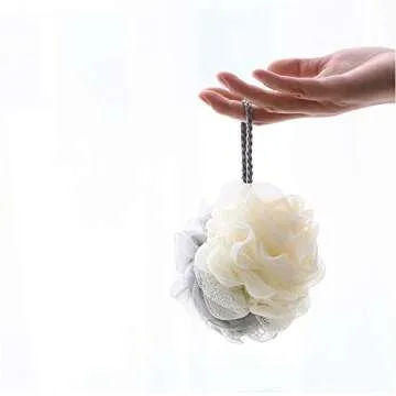 TCOTBE 4 Pack Loofah Bath Sponges - Luxurious Exfoliating Accessories