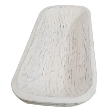 Handcrafted BNDPLUS Wooden Dough Bowl - Unique Size & Design