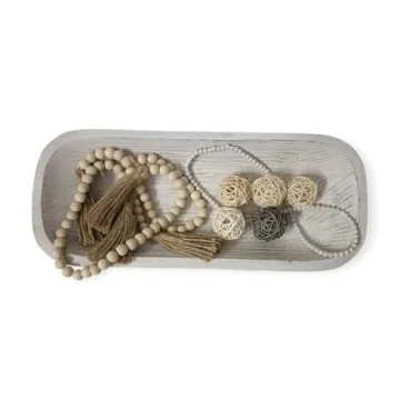 Handcrafted BNDPLUS Wooden Dough Bowl - Unique Size & Design