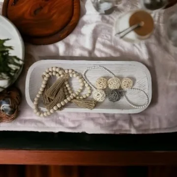 Handcrafted BNDPLUS Wooden Dough Bowl - Unique Size & Design