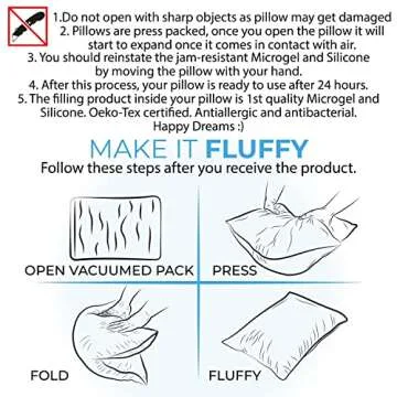 Luxury Queen Pillows 10 Pack, Pillows for Sleeping with Cotton Cover, Hotel Pillows in Bulk or Side Back & Stomach Sleepers, Down Alternative Microfiber Soft Plush Washable Pillows Set of 10