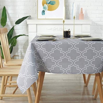 Stylish AooHome Quatrefoil Tablecloth for All Occasions
