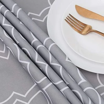 Stylish AooHome Quatrefoil Tablecloth for All Occasions