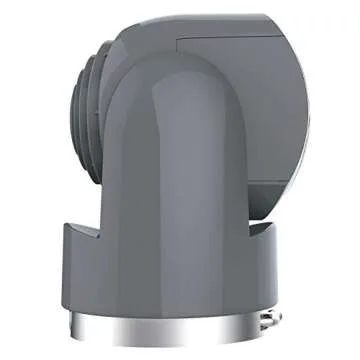 Vornado Flippi V6 Compact Air Circulator Fan, Quiet Portable Travel Fan for Office or Bedroom, Adjustable Head, 2 Speeds, Storm Gray