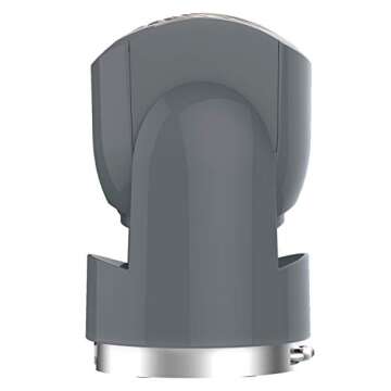 Vornado Flippi V6 Compact Air Circulator Fan, Quiet Portable Travel Fan for Office or Bedroom, Adjustable Head, 2 Speeds, Storm Gray