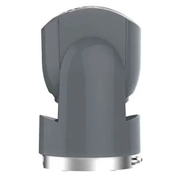 Vornado Flippi V6 Compact Air Circulator Fan, Quiet Portable Travel Fan for Office or Bedroom, Adjustable Head, 2 Speeds, Storm Gray