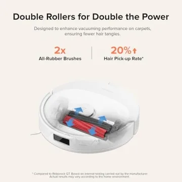 Roborock Q8 Max+ Vacuum and Mop - Self-Emptying, Powerful Suction