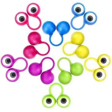 Fun JOVITEC 48 Pcs Eye Finger Puppets for Kids