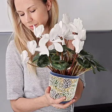 Stunning DeeCoo Ceramic Plant Pots Set for Modern Decor