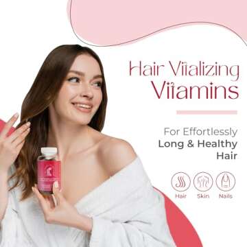 Long Hair Don't Care Hair Vitalizing Vitamins - Gummies for Healthy Hair, Skin & Nails