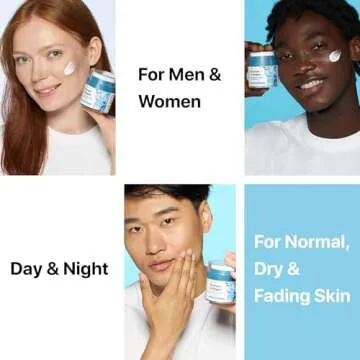 Face Moisturizer Retinol Cream - Men and Women Day & Night Neck Décolleté with Retinol, Collagen Hyaluronic Acid Hydrating Safe for All Skin Types