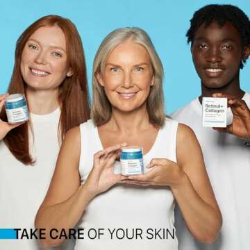 Face Moisturizer Retinol Cream - Men and Women Day & Night Neck Décolleté with Retinol, Collagen Hyaluronic Acid Hydrating Safe for All Skin Types