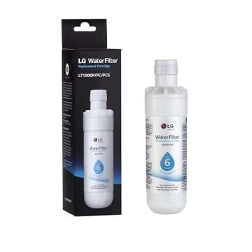 LG LT1000P - 6 Month / 200 Gallon Capacity Replacement Refrigerator Water Filter (NSF42, NSF53, and NSF401) ADQ74793501, ADQ75795105, AGF80300704, or AGF80300705 White