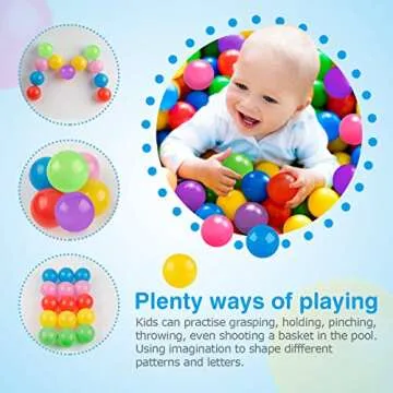 Coogam Pit Balls Pack of 50 - Safe Playtime Fun for Kids