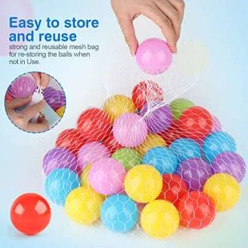 Coogam Pit Balls Pack of 50 - Safe Playtime Fun for Kids