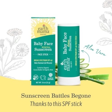 Earth Mama Family Sunscreen Stick & Lotion Set SPF 40