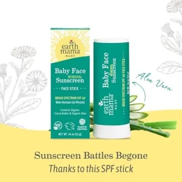 Earth Mama Family Sunscreen Stick & Lotion Set SPF 40