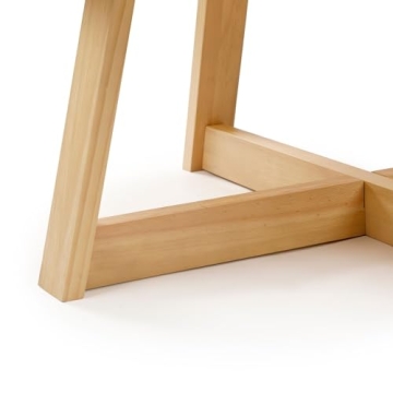 Plank+Beam Classic Round Coffee Table for Small Spaces