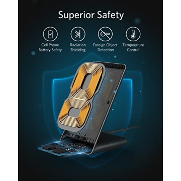 Anker Wireless Charger 313 Fast Charging for iPhones and Galaxies