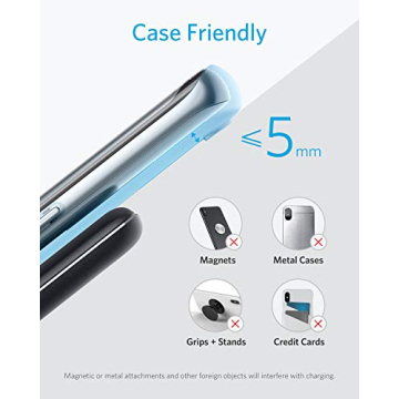 Anker Wireless Charger 313 Fast Charging for iPhones and Galaxies