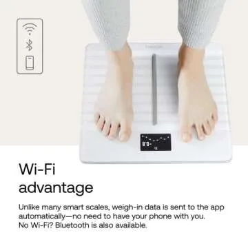 Withings/Nokia Body Cardio – Heart Health & Body Composition Digital Wi-Fi Scale with smartphone app, Body Black
