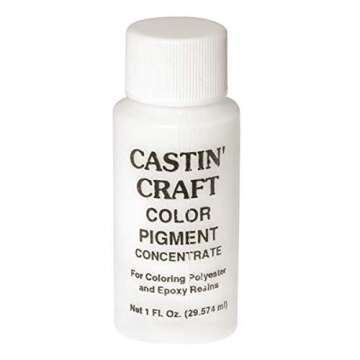 Environmental Technology Castin Craft Casting Resin Opaque White Pigment Dye (1 Oz)
