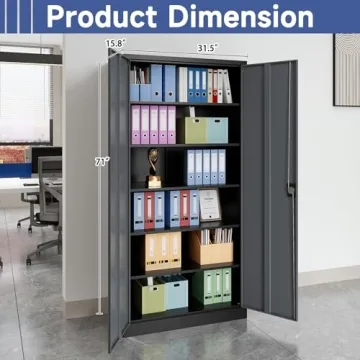 Sturdy Anxxsu Metal Storage Cabinet - Secure & Spacious