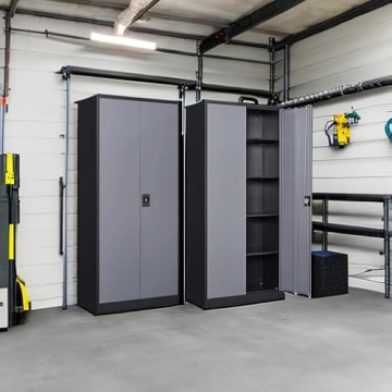 Sturdy Anxxsu Metal Storage Cabinet - Secure & Spacious