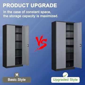 Sturdy Anxxsu Metal Storage Cabinet - Secure & Spacious