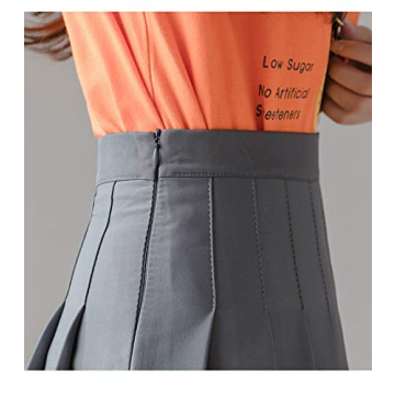 ZHANCHTONG Women's High Waist A-Line Mini Skirt - Stylish & Versatile