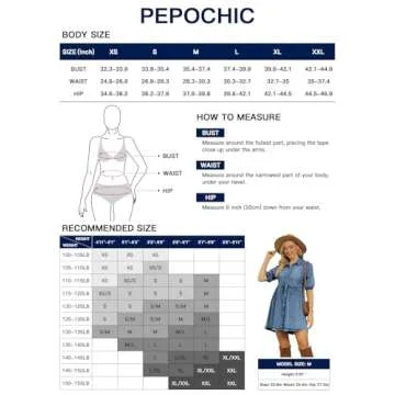 Pepochic Womens Summer Denim Dress Button Down Short Sleeve Babydoll Dress Puff Sleeve Flowy Jean Dress Grey