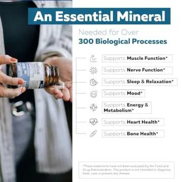 Organic Magnesium Supplement for Sleep & Energy Enhancement