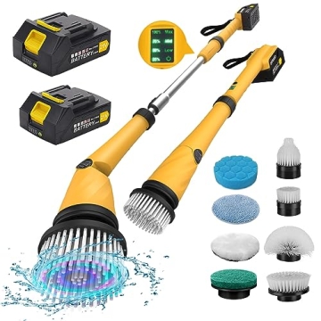 Powerful Qimedo Electric Spin Scrubber with LED Display