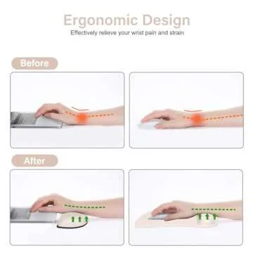 Ergonomic MOSISO Wrist Rest Support Set for Comfort