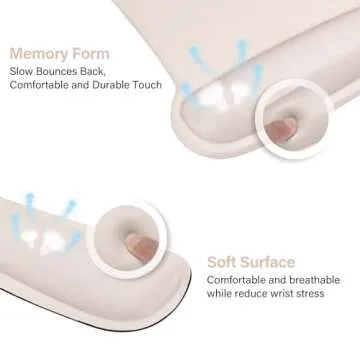 Ergonomic MOSISO Wrist Rest Support Set for Comfort