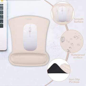 Ergonomic MOSISO Wrist Rest Support Set for Comfort