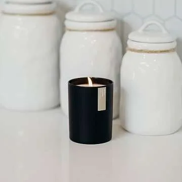 Calyan Wax Co. Smoke + Leather Candle - 75 Hour Burn