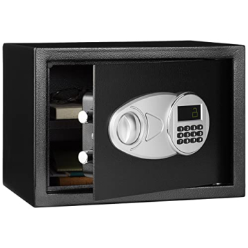 Amazon Basics Steel Security Safe - 0.5 Cubic Feet