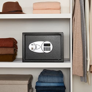 Amazon Basics Steel Security Safe - 0.5 Cubic Feet