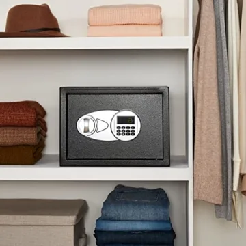 Amazon Basics Steel Security Safe - 0.5 Cubic Feet
