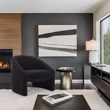 CIMOTA Sherpa Accent Chairs Set of 2 for Cozy Comfort