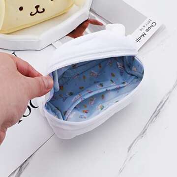 U-CHYTY Cartoon Makeup Bag Anime Plush Cosmetics Case Pink Kitty Pencil Case Kitty Capacity Bag for Women Girl, Bag-04, Fashion, Bag-04, Fashion