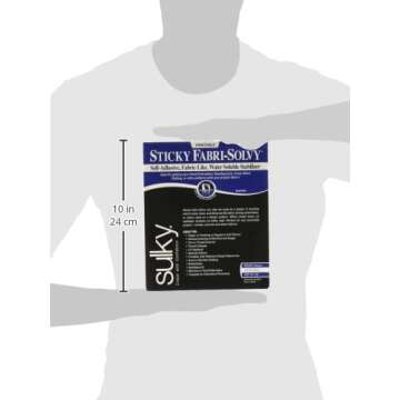 Sulky Sticky Fabri-Solvy Stabilizer for Easy Embroidery