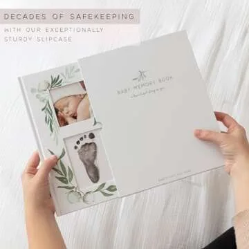 Minimalist Baby Memory Book - Heartfelt Keepsake for Families