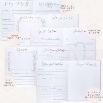 Minimalist Baby Memory Book - Heartfelt Keepsake for Families