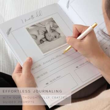 Minimalist Baby Memory Book - Heartfelt Keepsake for Families