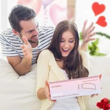 Portable Heating Pad for Period Cramps, Menstrual Heating Pad with 5000mAh Magnetic Controller, Heating Pad with 3 Heat Levels & 3 Massage Modes for Period Cramps Pain Relief, Christmas Gift for Women