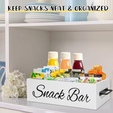 Uipame Snack Organizer - Elegant Wooden Kitchen Storage Solution